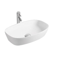 Раковина SinteSi LVB-APP-405 накладная белая 600х390х140, без отверстия под смеситель