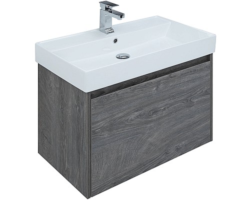 Тумба под раковину Aquanet Nova Lite 75 242274 подвесная Дуб рошелье