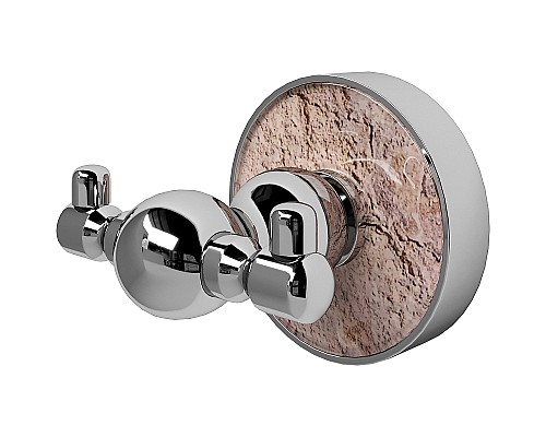 Двойной крючок WasserKRAFT Nau K-7723D Хром