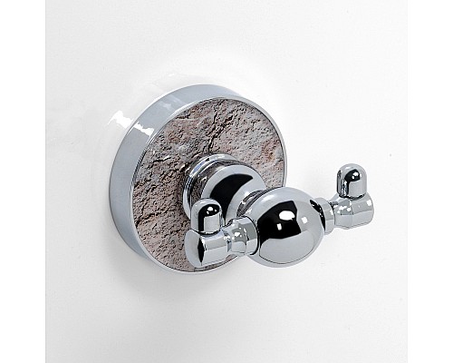 Двойной крючок WasserKRAFT Nau K-7723D Хром