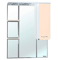 Зеркало со шкафом Bellezza Мари 75 R 4612912001226 с подсветкой Бежевое