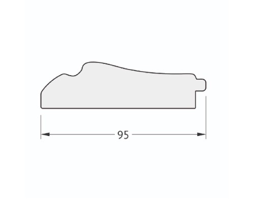 Зеркало Evoform Exclusive 158х68 Травленое серебро