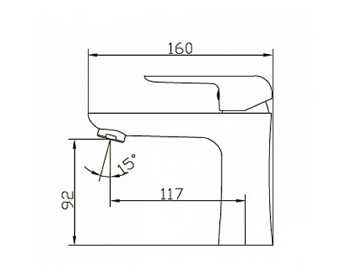 Смеситель для раковины KAISER Glory 69011