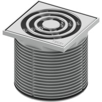 Декоративная решетка в пластиковой рамке TECE drainpoint S 3660001 100 мм