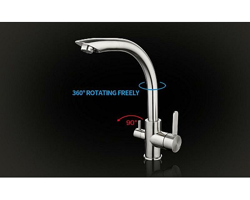 Смеситель для кухни Gappo G4399 Нержавеющая сталь