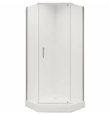 Душевой уголок Niagara Nova 100х100 NG-6634-08 профиль Хром стекло прозрачное