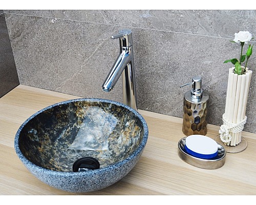 Раковина-чаша CeramaLux 32 486 Коричневая Серая