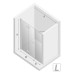 Душевая дверь NEW TRENDY NEW SOLEO PLUS L 120x195 (хром)