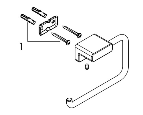 Держатель туалетной бумаги Hansgrohe AddStoris 41771990 Полированное золото