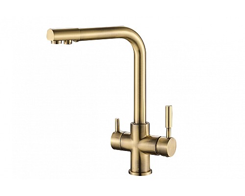 Смеситель для кухни ZORG Steel Hammer SH 552 BRONZE