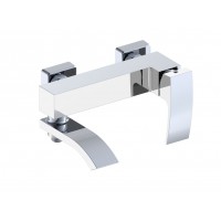 Смеситель для ванны с ручным душем Grocenberg GB8007 Белый хром