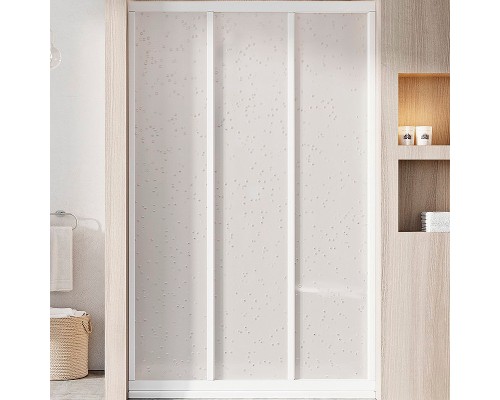 Душевая дверь Ravak Supernova ASDP3-90 профиль Белый витраж пластик Pearl