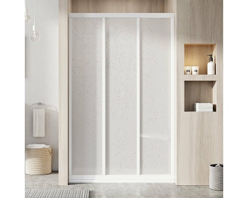 Душевая дверь Ravak Supernova ASDP3-90 профиль Белый витраж пластик Pearl