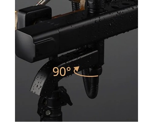 Душевая система Gappo с термостатом Черная матовая