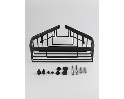 Полка корзина Sonia Contract 189847 угловая Черная матовая