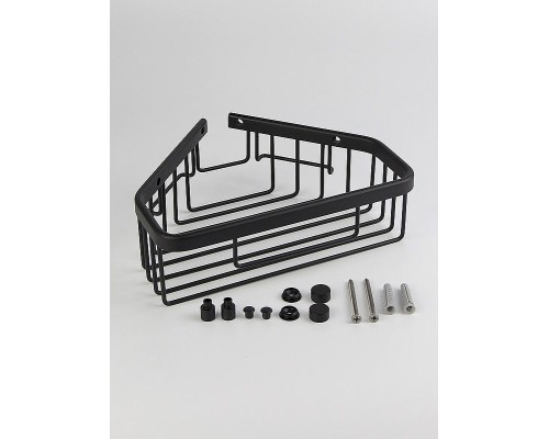 Полка корзина Sonia Contract 189847 угловая Черная матовая