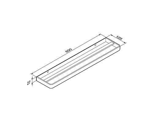 Держатель для полотенец Damixa Jupiter DA77346400 Черный Хром