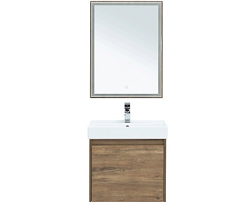 Тумба под раковину Aquanet Nova Lite 60 249511 подвесная Дуб рустикальный