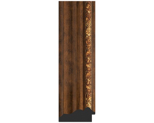 Зеркало Evoform Exclusive 86х56 BY 3413 с фацетом в багетной раме - Римская бронза 88 мм