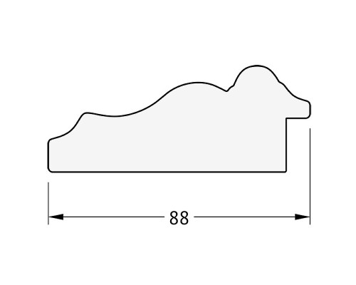 Зеркало Evoform Exclusive 86х56 BY 3413 с фацетом в багетной раме - Римская бронза 88 мм