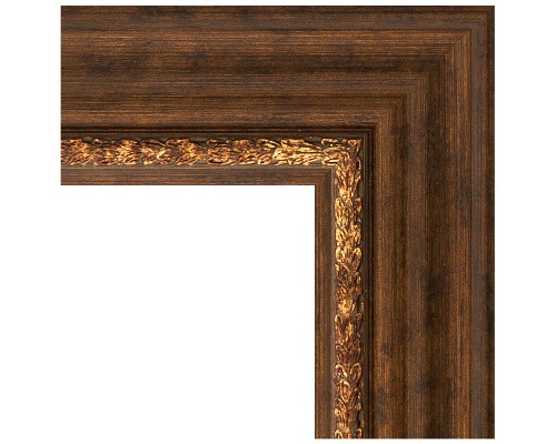 Зеркало Evoform Exclusive 86х56 BY 3413 с фацетом в багетной раме - Римская бронза 88 мм