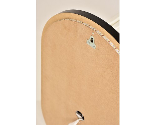 Зеркало Sintesi Tito 45 SIN-SPEC-TITO-45 с подсветкой Черное с сенсорным выключателем