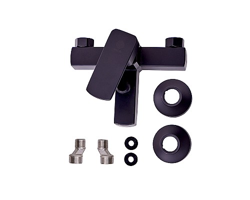 Смеситель для ванны Orange OneLife P06-100b Черный матовый