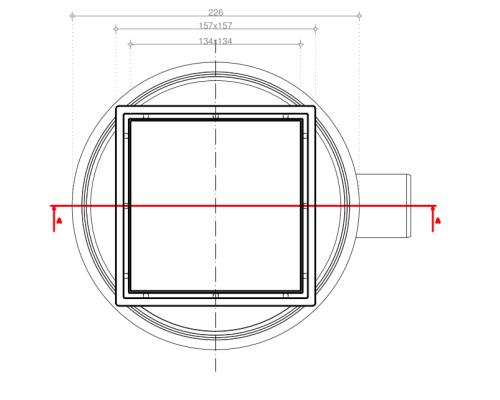 Душевой трап Pestan Confluo Standard White Glass 1 13000093