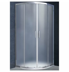 Душевой уголок Vincea Alpha 80x80 профиль Хром стекло текстурное