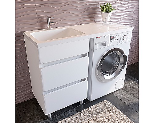 Тумба под раковину Stella Polar Корделия 60 SP-00001040 Белая