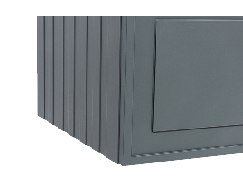 Тумба под раковину La Fenice Cubo Grigio серая 80