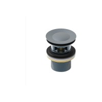 Выпуск для умывальника IDDIS Slide графит SLIGM00i88