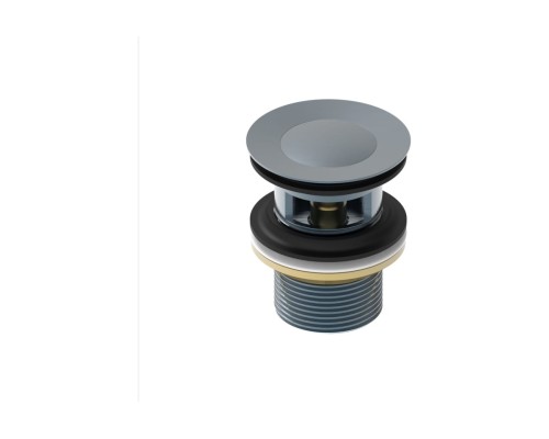 Выпуск для умывальника IDDIS Slide графит SLIGM00i88