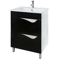 Тумба под раковину Bellezza Эйфория 60 4639109660042 Черная