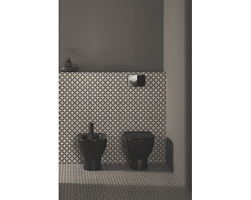 Унитаз Ideal Standard Tesi AquaBlade T0077V3 приставной Черный матовый без сиденья