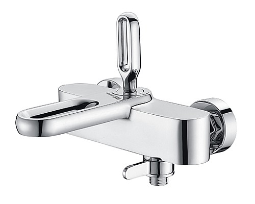 Смеситель для ванны WasserKRAFT 1801 с коротким изливом