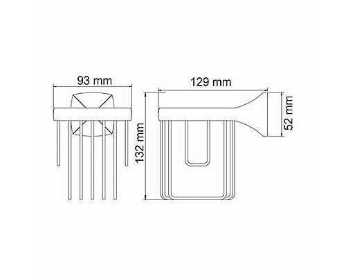 Держатель освежителя WasserKRAFT K-2545