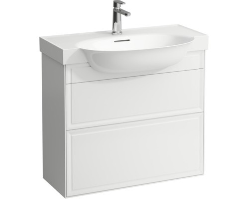 Тумба под раковину Laufen New Classic 80 подвесная Белая глянцевая