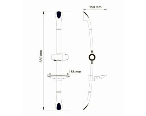 Душевой комплект WasserKRAFT A006