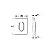 Накладная панель Grohe для унитаза вертикальная 38844SH0