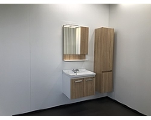 Тумба с раковиной Comforty Рига 60 00004142213 подвесная Дуб сонома