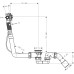 Слив-перелив Hansgrohe Exafill S Хром