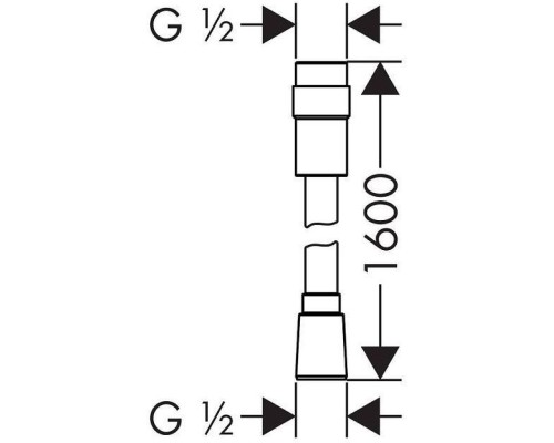 Шланг для душа Hansgrohe Isiflex 28248000