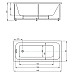 Акриловая ванна Aquatek Eco-friendly Мия 140x70 MIY140-0000001