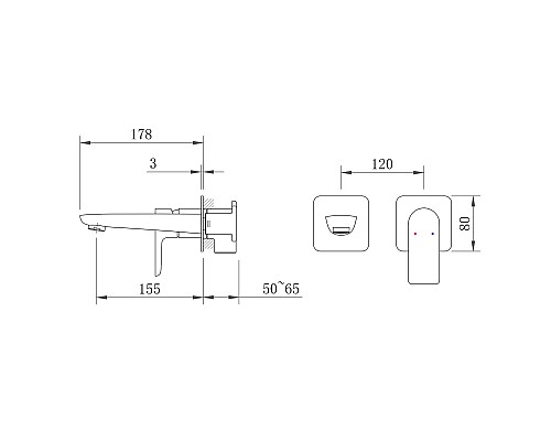 Смеситель для раковины Berges Ventas S 076007 Хром