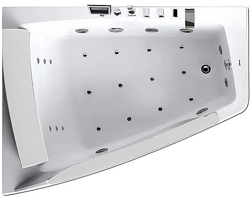 Акриловая ванна Gemy 170х130 G9056 K L с гидромассажем Акриловая ванна Gemy 170х130 G9056 K L с гидромассажем