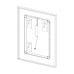 Зеркало Evoform Ledside 160х80 Сталь