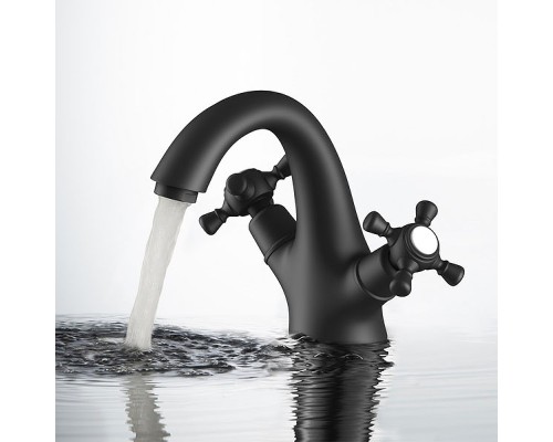 Смеситель для раковины Timo Nelson 1911/03F Черный