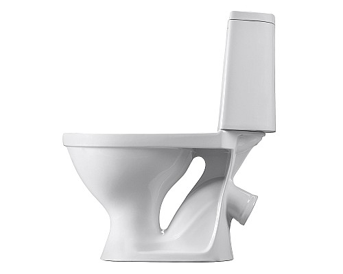 Унитаз компакт Santeri Прайм 1.P205.4.S00.00B.F с бачком и сиденьем