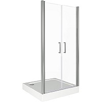 Душевая дверь в нишу Good Door Fantasy SD-90-C-CH 90 профиль Хром стекло прозрачное